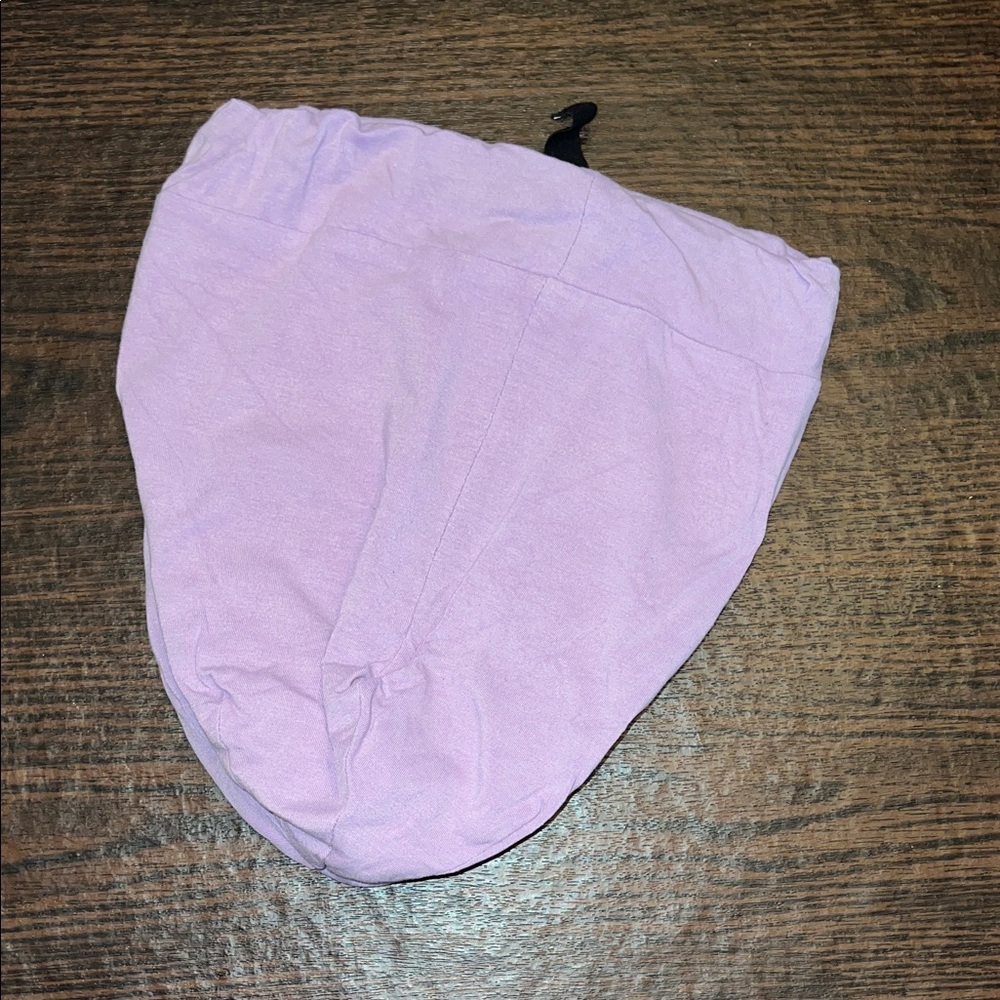 Light Purple Sleep Bonnet with Mulberry Silk Lining